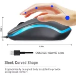 JITOPKEY M120 Mouse - Optical Sensor 1000 DPI (Grey)