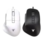 JeDEL CP102 Mouse - Optical Sensor 3600 DPI - 7 Buttons Braided cable (Black)