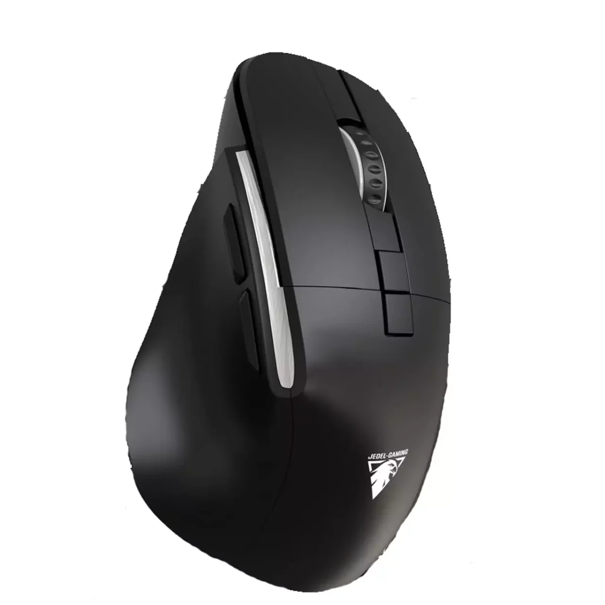 JeDEL CP102 Mouse - Optical Sensor 3600 DPI - 7 Buttons Braided cable (Black)