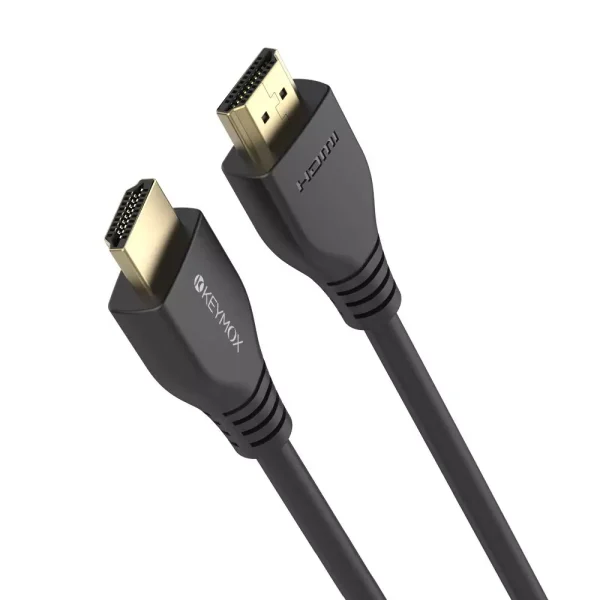 Keymox 8K HDMI Cable 1.8M HDMI 2.1 Cable, 48Gbps Ultra HD High Speed, Support 4K@120Hz & 8K@60Hz, Dynamic HDR,eARCEthernet, Compatible with Apple TV,Nintendo Switch,Roku,Xbox Series XS,PS5,Blu-ray