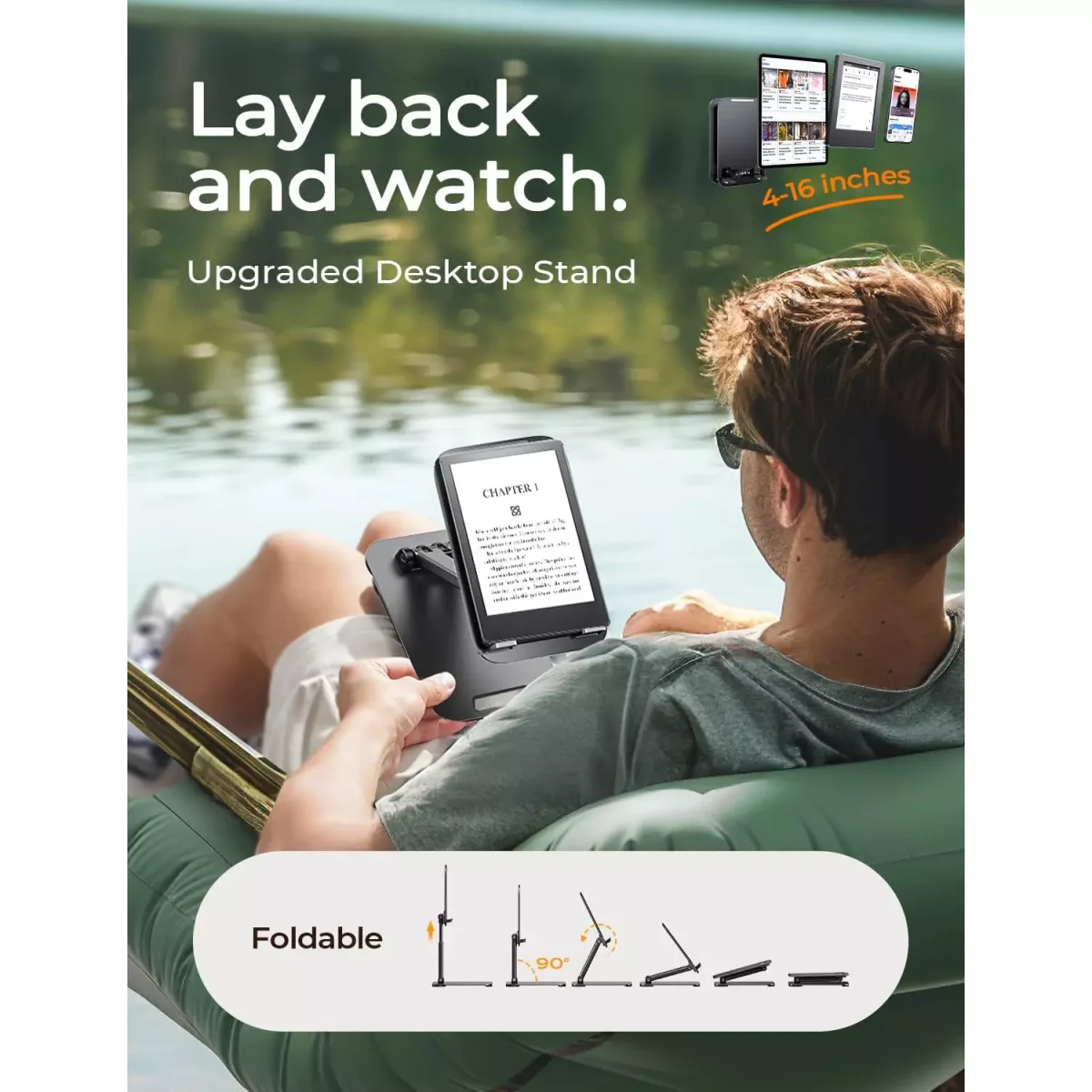 LISEN Tablet, Mobile Stand for iPad Stand Holder Desk 4-15.9 inch