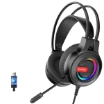 Lenovo Thinkplus G80-B USB RGB Gaming Headset - 7.1 Surround Sound - Noise Cancelling Microphone