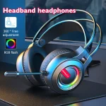 Lenovo Thinkplus G80-B USB RGB Gaming Headset - 7.1 Surround Sound - Noise Cancelling Microphone
