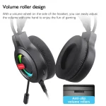 Lenovo Thinkplus G80-B USB RGB Gaming Headset - 7.1 Surround Sound - Noise Cancelling Microphone