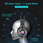Lenovo Thinkplus G80-B USB RGB Gaming Headset - 7.1 Surround Sound - Noise Cancelling Microphone