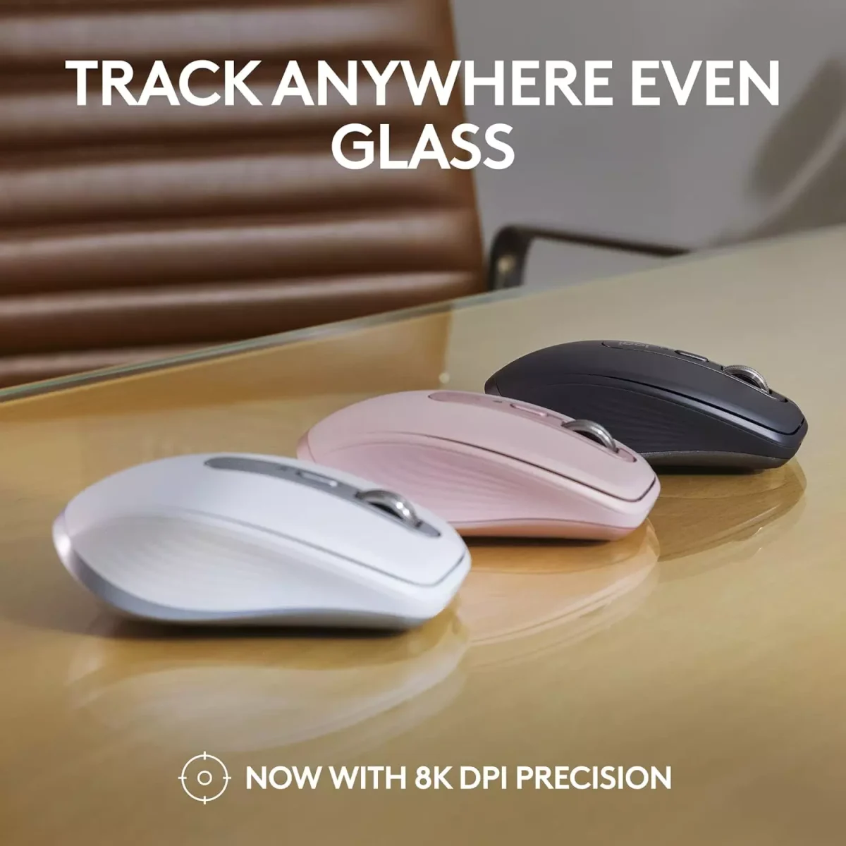 Logitech MX Anywhere 3S Compact Wireless Mouse (Graphite)