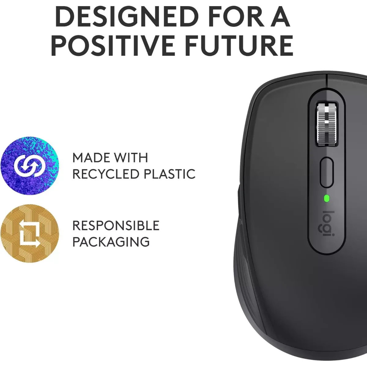 Logitech MX Anywhere 3S Compact Wireless Mouse (Graphite)