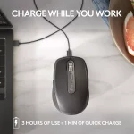 Logitech MX Anywhere 3S Compact Wireless Mouse (Graphite)
