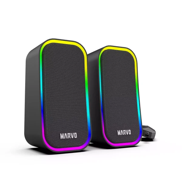 MARVO SG285 Havoc 20 2.0 Stereo RGB Gaming Speaker (6W)