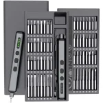 Mini Electric Precision Screwdriver, 68-in-1 400RPM with 5 Torque Settings, 68 Drill Bits