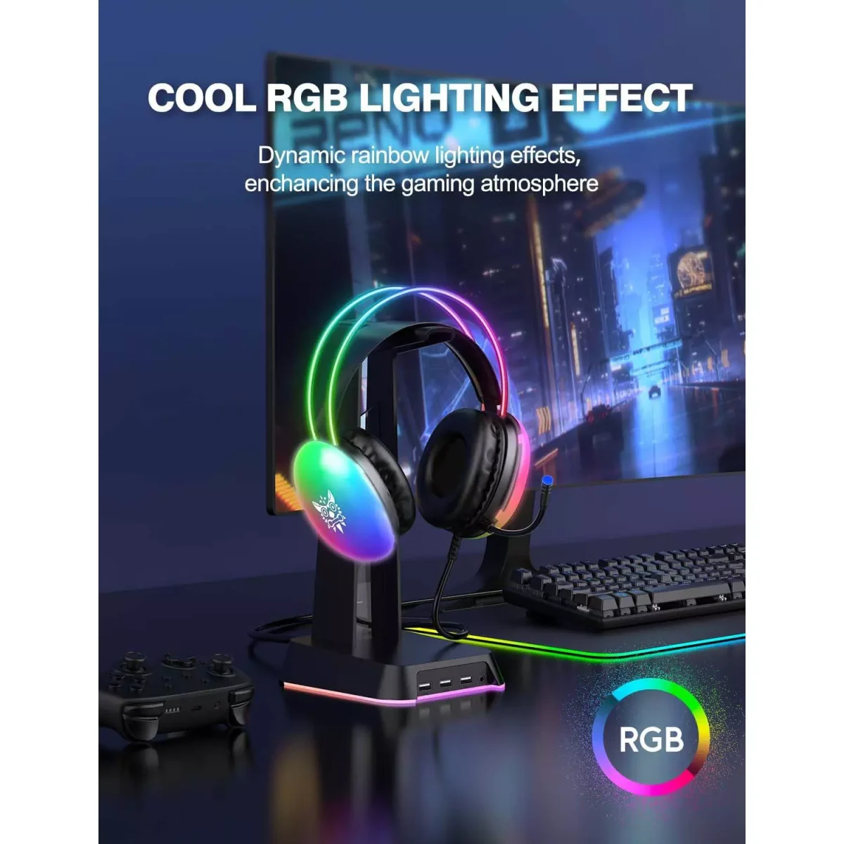 ONIKUMA X25 Gaming Headset (Black)