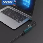 ONTEN 5220 USB3.0 to 3-Ports USB 3.0 Hub with Gigabit Ethernet Adapter