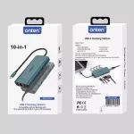 ONTEN UC962 USB C Docking Station HDMI 4K@30Hz, Ethernet RJ45 (100010010), USB 3.0 X4, 3.5mm Audio Jack, SD 3.0TF3.0, USB-C PD 3.0