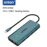 ONTEN UC962 USB C Docking Station HDMI 4K@30Hz, Ethernet RJ45 (100010010), USB 3.0 X4, 3.5mm Audio Jack, SD 3.0TF3.0, USB-C PD 3.0