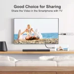 ONTEN USB to HDMI Converter for Lightning to HDMI Cable Adapter for Apple iPhone X 8 7 6S 5 iPad Pro Air HDMI TV Digital AV Adapter