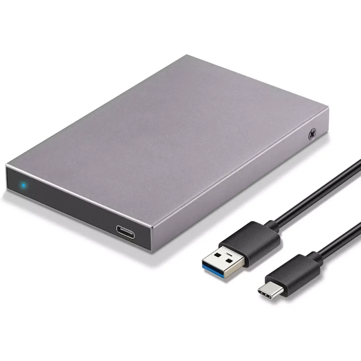 SSK HE-C600 Aluminum 2.5 Hard Drive Enclosure USB C 3.1 Gen 2 (6Gbps)