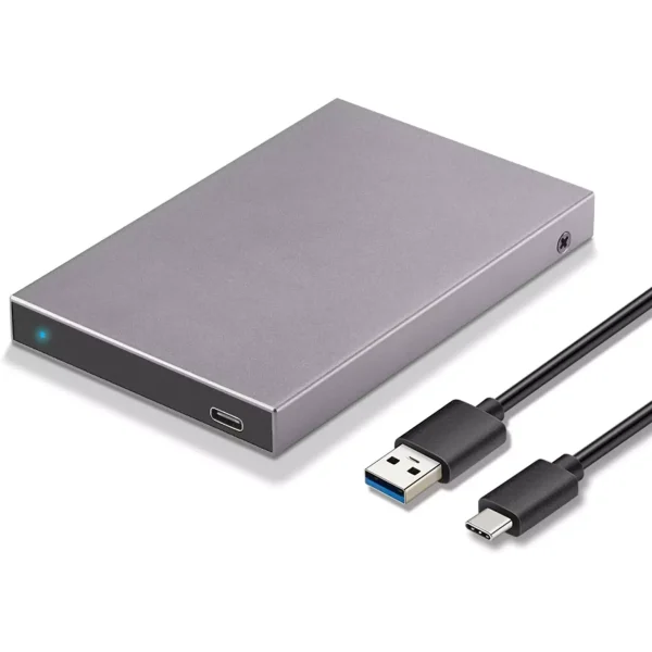 SSK HE-C600 Aluminum 2.5 Hard Drive Enclosure USB C 3.1 Gen 2 (6Gbps)
