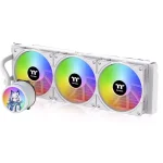 Thermaltake PRO360 360mm With LCD Screen Close-Loop AIO Liquid Cooler, ARGB Sync, 120mm PWM, AMD Ryzen AM5AM4, Intel LGA17001200 (White)
