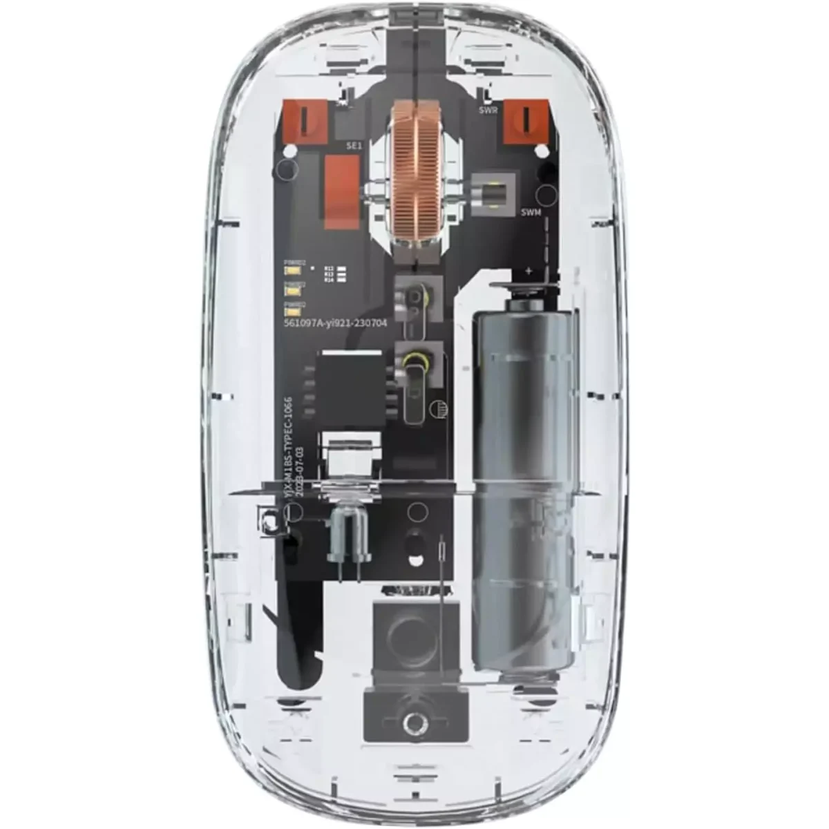 Transparent Wireless Bluetooth Silent Mouse