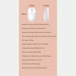 JeDEL WD142 Wireless, Bluetooth Rechargeable Mouse - 1600 DPI Adjustable - Battery Life 180 Hours (White)