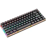 AJAZZ NACODEX AK33 Bluetooth & Wired Mechanical Keyboard, Rainbow LED Backlit, Blue Switch