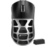 ATTACK SHARK R3 46g Superlight Magnesium Alloy Wireless,Bluetooth & Wired Gaming Mouse, 8KHz Polling Rate, PAW3395 26K DPI Sensor Programmable With Griptape (Grey)