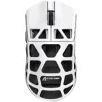 ATTACK SHARK R3 46g Superlight Tri Mode BT/Wireless 2.4Ghz/Wired Gaming Mouse, Magnesium Alloy, PAW3395 26K DPI Sensor, 8000Hz Wireless Polling Rate (Silver)