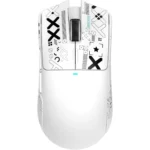 ATTACK SHARK X11 Lightweight Tri-Mode Wireless 2.4G/USB-C Wired/BT Gaming Mouse with RGB Charging Dock ,22K DPI,PAW3311 Optical Sensor (White)