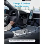 Anker USB-C Car Charger 30W 2-Port Type-C Car Adapter, PowerIQ 3.0,