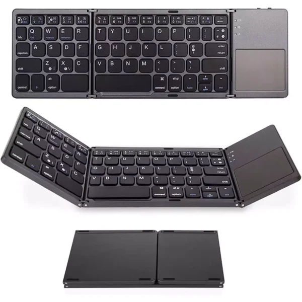 B033 Folding Bluetooth Keyboard Ultra Slim with Touchpad