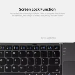 B033 Folding Bluetooth Keyboard Ultra Slim with Touchpad