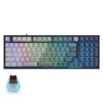 SKYLOONG GK980 RGB Gaming 8K Optical Keyboard - Glacier Brown Switch Hot Swappable - 8000Hz Polling Rate (English & Arabic)