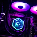 Cooler Master MasterLiquid Atmos 360 Black CPU Liquid Cooler - AIO Water Cooling System, Dual Chamber Pump, Pre-Installed Sickleflow 120 Edge Fans, Addressable Gen 2 RGB, LGA1700 & AM5 Brackets
