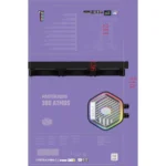 Cooler Master MasterLiquid Atmos 360 Black CPU Liquid Cooler - AIO Water Cooling System, Dual Chamber Pump, Pre-Installed Sickleflow 120 Edge Fans, Addressable Gen 2 RGB, LGA1700 & AM5 Brackets