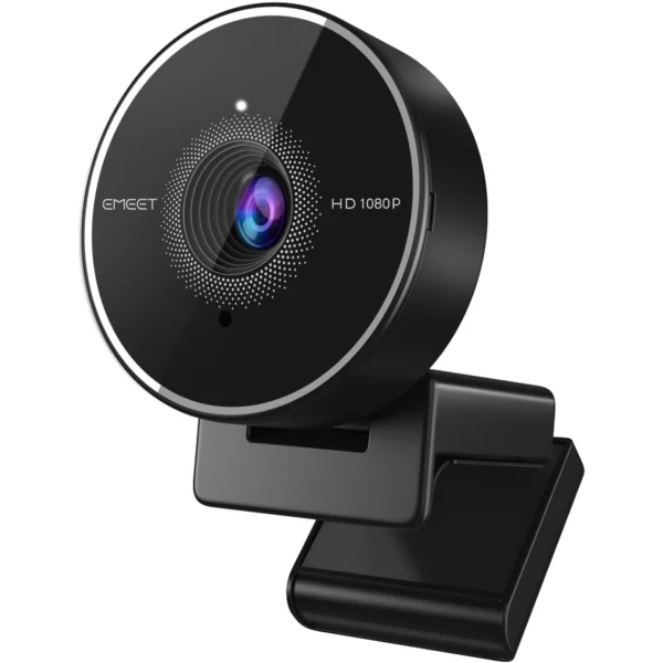 EMEET C955 Webcam for PC, 1080P Webcam with Microphone&Privacy Cover, Auto Light Correction, 70° FOV