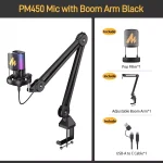 MAONO PM450S USB Condenser Studio Microphone With Boom Arm