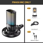 MAONO PM450S USB Condenser Studio Microphone With Boom Arm