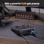 MAONO PS22 Lite USB Audio Interface with XLR Input 24-bit192kHz Routing Software LOOPBACK ASIO Driver