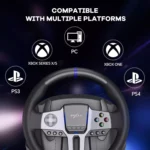PXN V9 Gen2 Racing Wheel Steering Wheel Driving Wheel 270°/ 900° Degree Vibration Gaming Steering Wheel with Shifter and Pedal for PS4,PC,PS3,Xbox Series X|S, Xbox One