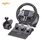 PXN V9 Gen2 Racing Wheel Steering Wheel Driving Wheel 270°/ 900° Degree Vibration Gaming Steering Wheel with Shifter and Pedal for PS4,PC,PS3,Xbox Series X|S, Xbox One