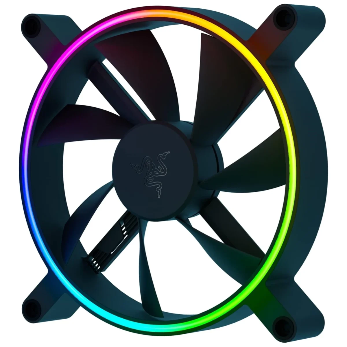 Razer Kunai Hydraulic 140MM aRGB PC Fan: Quiet, Powerful aRGB Fan - PWM Fan Controller Support - Powered by Razer Chroma RGB - 1 Fan