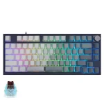 SKYLOONG GK75 RGB Gaming 8K Optical Keyboard - Glacier Brown Switch Hot Swappable - 8000Hz Polling Rate (English & Arabic)