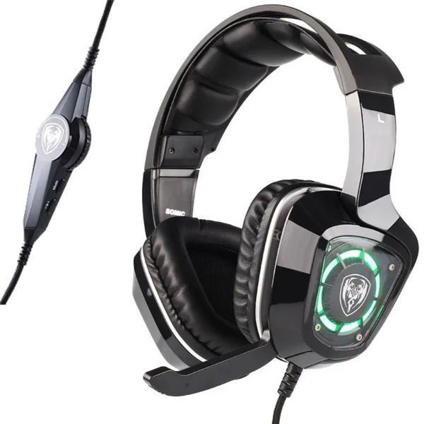 SOMiC G910i USB Gaming Headset - 7.1 Surround Sound With Vibration Bass