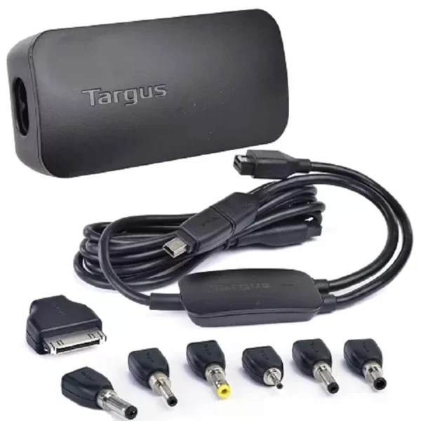 Targus NETBOOK 45W Charger With Charging tips L106, L108, L124, L125A, L127, L131 For Acer, Asus, Compaq, Dell, HP, IBM, Lenovo, MSI, and Samsung
