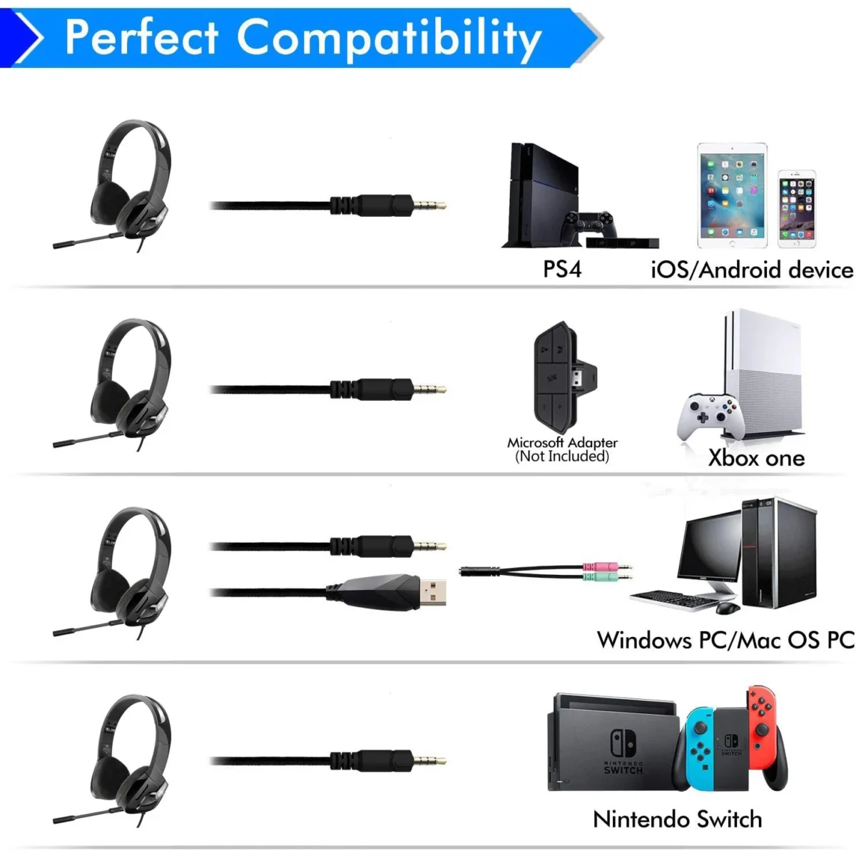 Beexcellent GM270 Gaming Headset (Black)