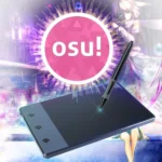 HUION H420 OSU Graphics Drawing Tablet Signature Pad with Digital Stylus and 3 Express Keys Black