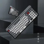 Jedel K37 Wired Slim Chocolate Office Keyboard With Mobilephone Holder