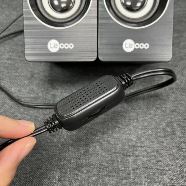 LECOO DS103 Desktop Speakers 6W - 2.0 Channel Stereo - USB Powered + 3.5mm Cable