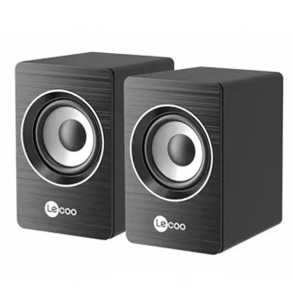 LECOO DS103 Desktop Speakers 6W - 2.0 Channel Stereo - USB Powered + 3.5mm Cable