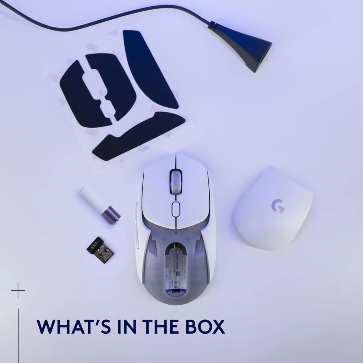 Logitech G309 Lightspeed Wireless, Bluetooth Gaming Mouse Hero 25K Sensor 86g (White)